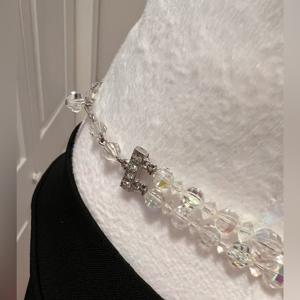 Crystal Multi Strand Necklace - Picture 3 of 8